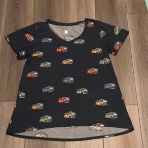 LulaRoe VW Print top